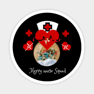 Merry nurse Squad Magnet